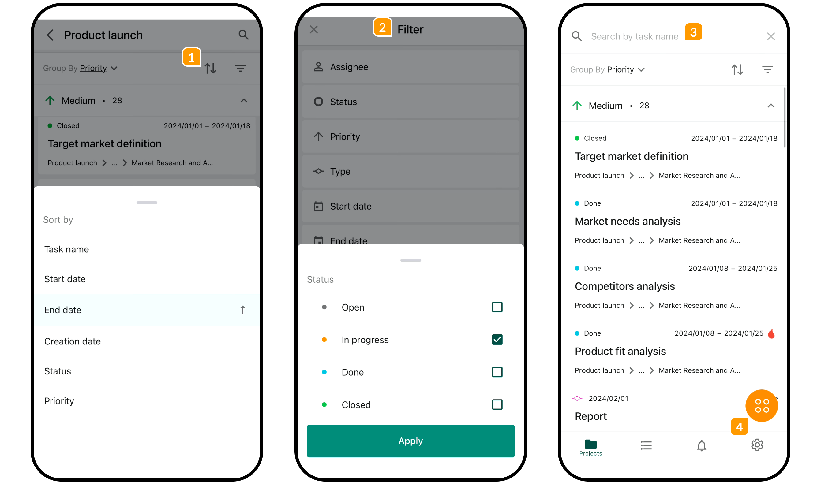 GanttPRO mobile app - Projects section 4.png