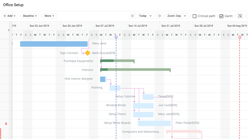 Celoxis: Schnittstelle