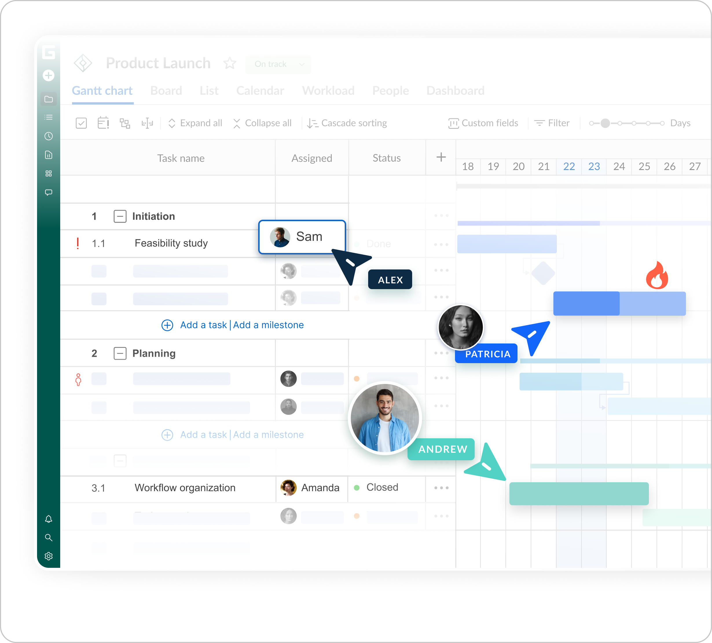 Collaboration with the team