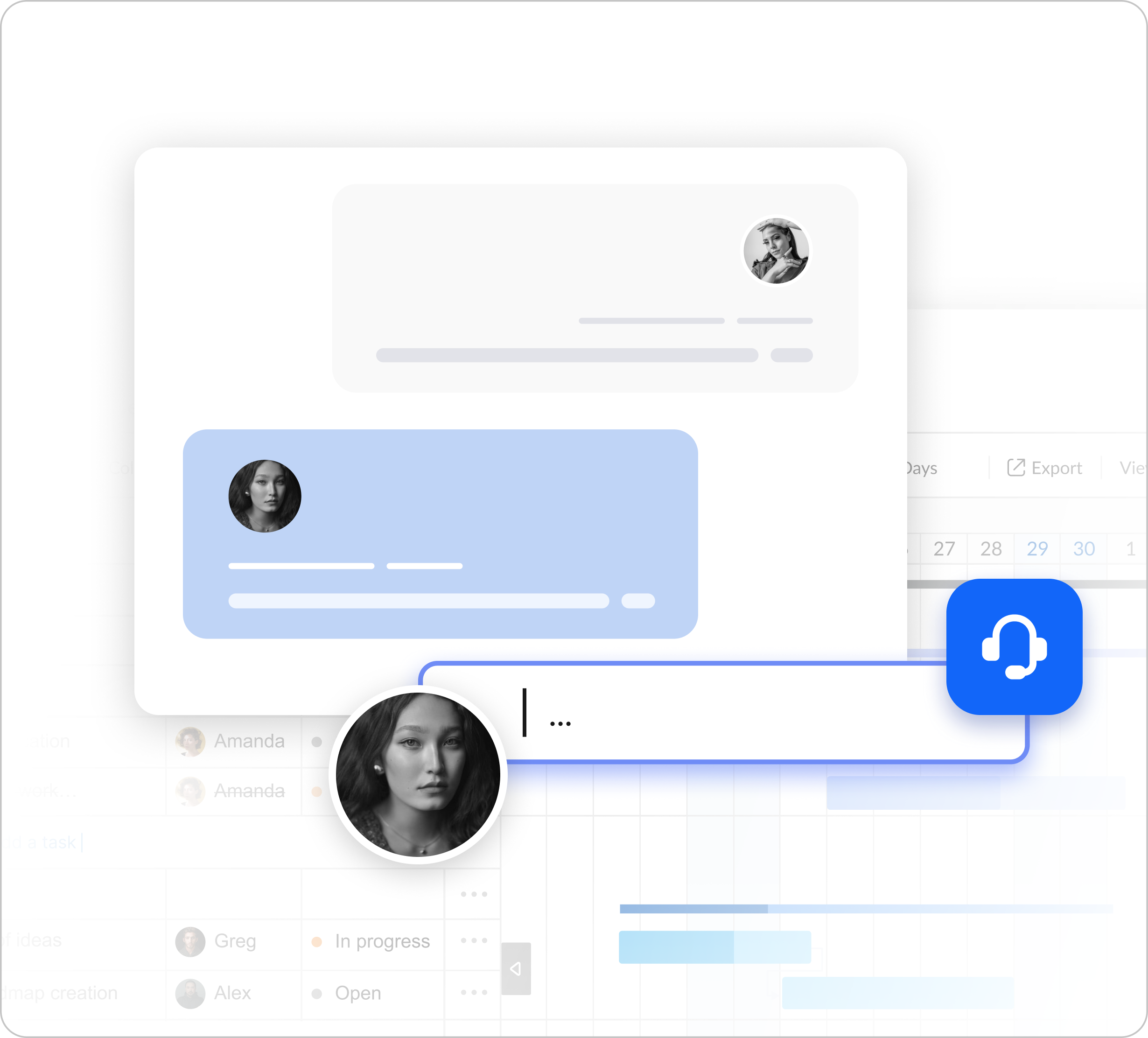 Immediate live chat support