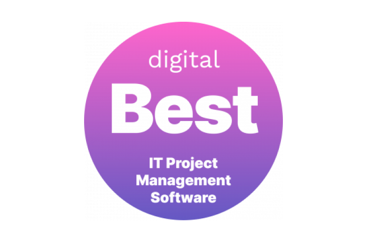 <span class="accent_text">Best IT Project Management Software in 2021</span> by Digital.com.