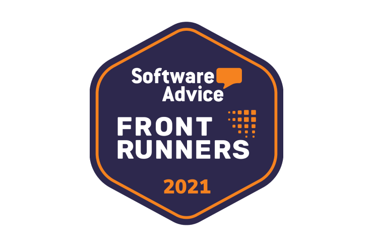 Frontrunners in 2021 by SoftwareAdvice