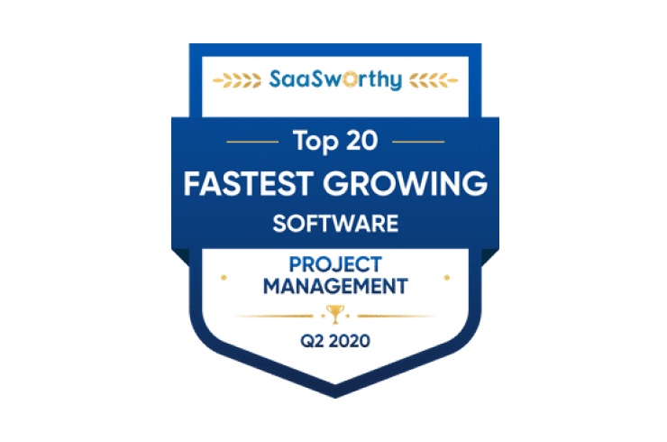 <span class="accent_text">Fastest Growing Software in Q2 2020</span> by SaaSworthy.