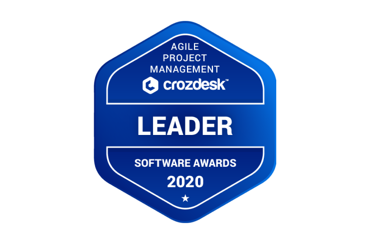 <span class="accent_text">Top Agile Project Management Software in 2020</span> by Crozdesk.