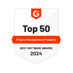 Top 50 Project Management Products by G2.