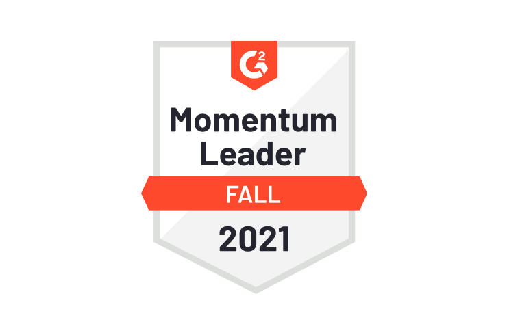 Momentum Leader of Fall 2021 by G2.