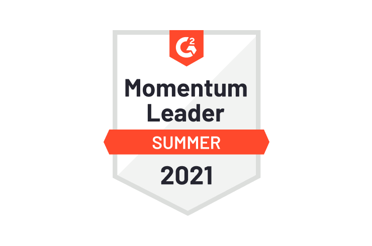 Momentum Leader of Summer 2021 by G2.