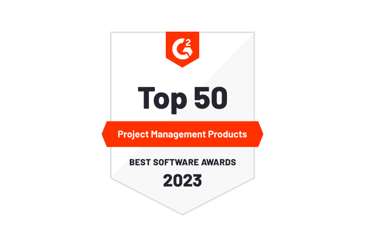 Top 50 Project Management Products by G2.