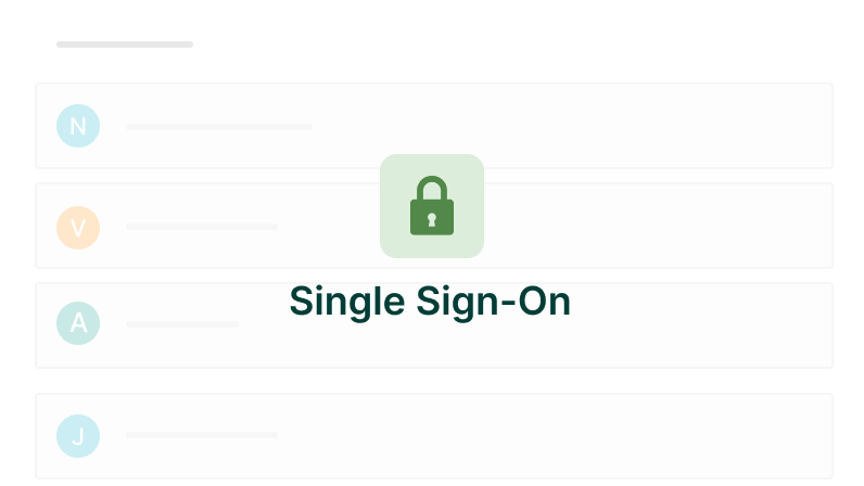 Single sign-on (SSO, SAML)