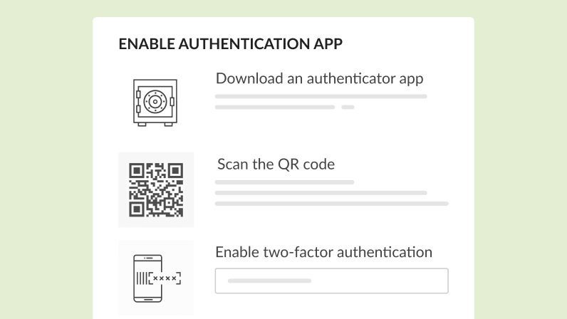 Two-factor authentication