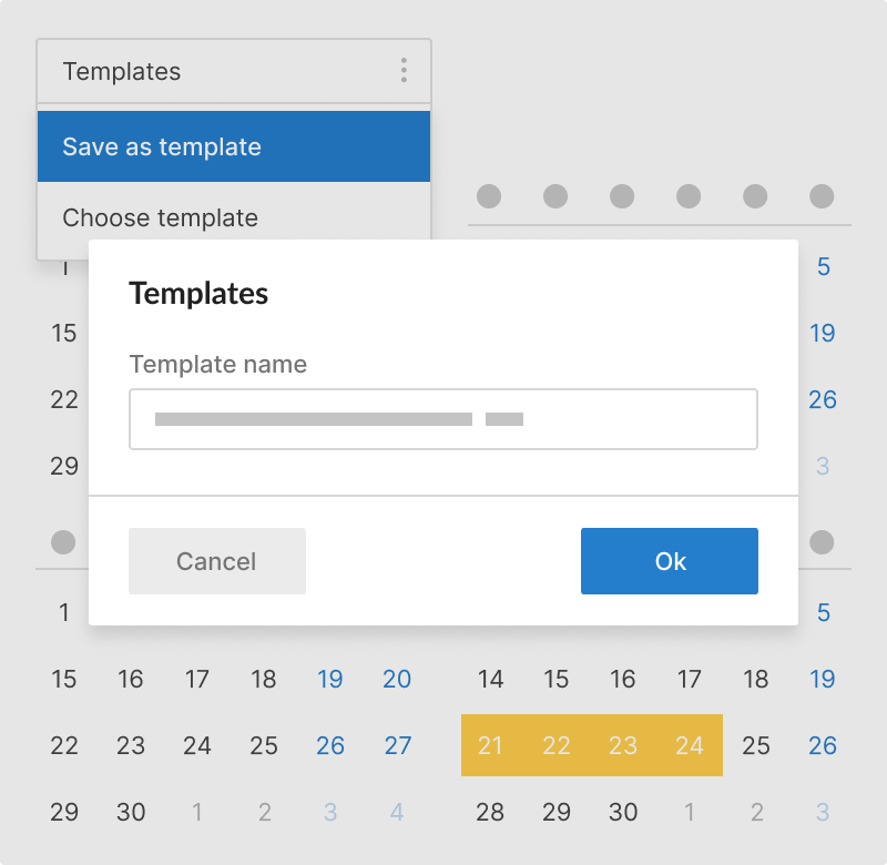 How to set a calendar for your project