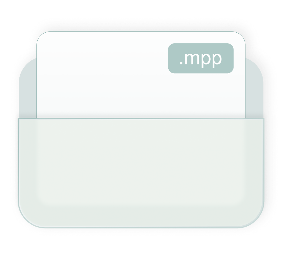 Import your .mpp file here