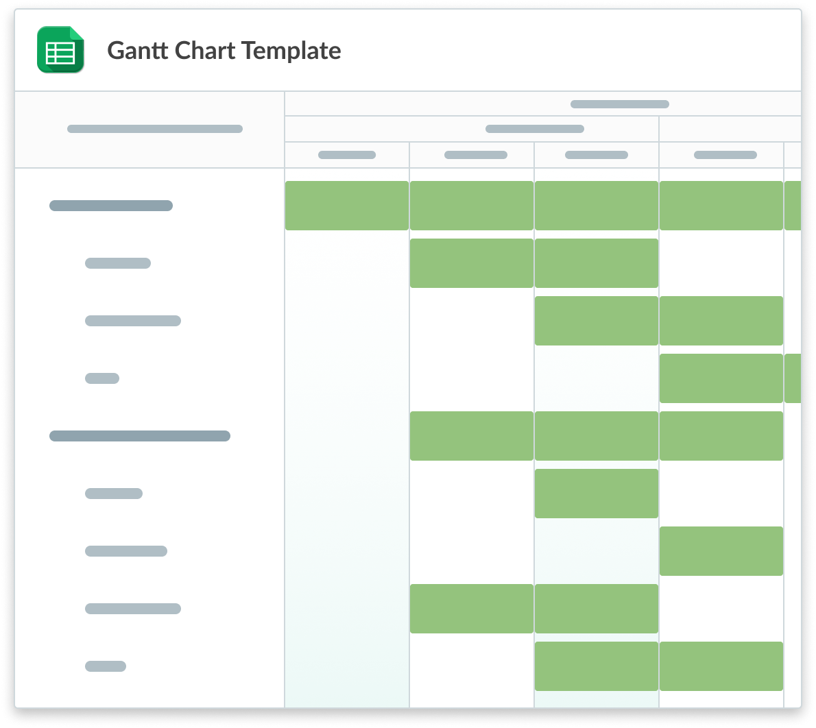 Free Gantt Chart Templates in Excel GanttPRO Google Sheets